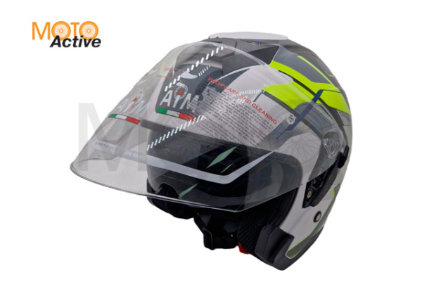 Шлем AiM JK526 Yellow/Grey/White